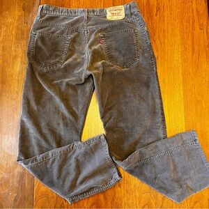 Levis brown corduroy jeans 559 34